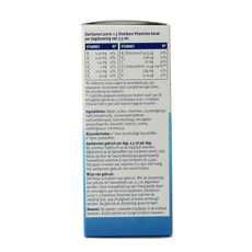 Davitamon Junior 1+ vloeibare vitamines framboos 100.00 Milliliter