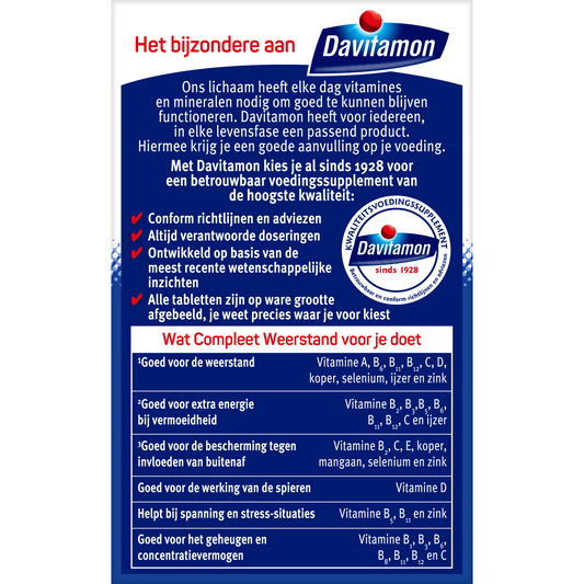 Davitamon Compleet weerstand 100.00 Dragees