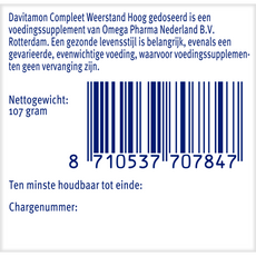 Davitamon Compleet weerstand hoog gedoseerd 150.00 Dragees
