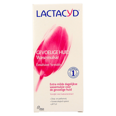 Lactacyd Wasemulsie gevoelige huid 200.00 Milliliter