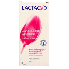 Lactacyd Wasemulsie gevoelige huid 200.00 Milliliter