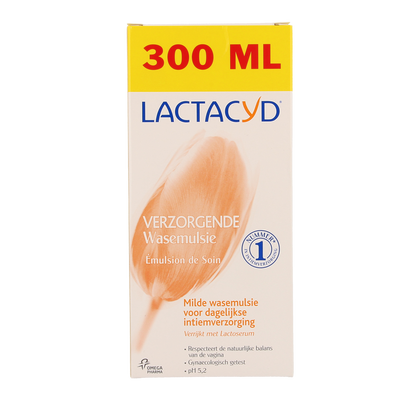 Lactacyd Wasemulsie verzorgend 300.00 Milliliter