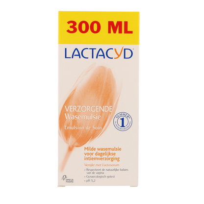 Lactacyd Wasemulsie verzorgend 300.00 Milliliter