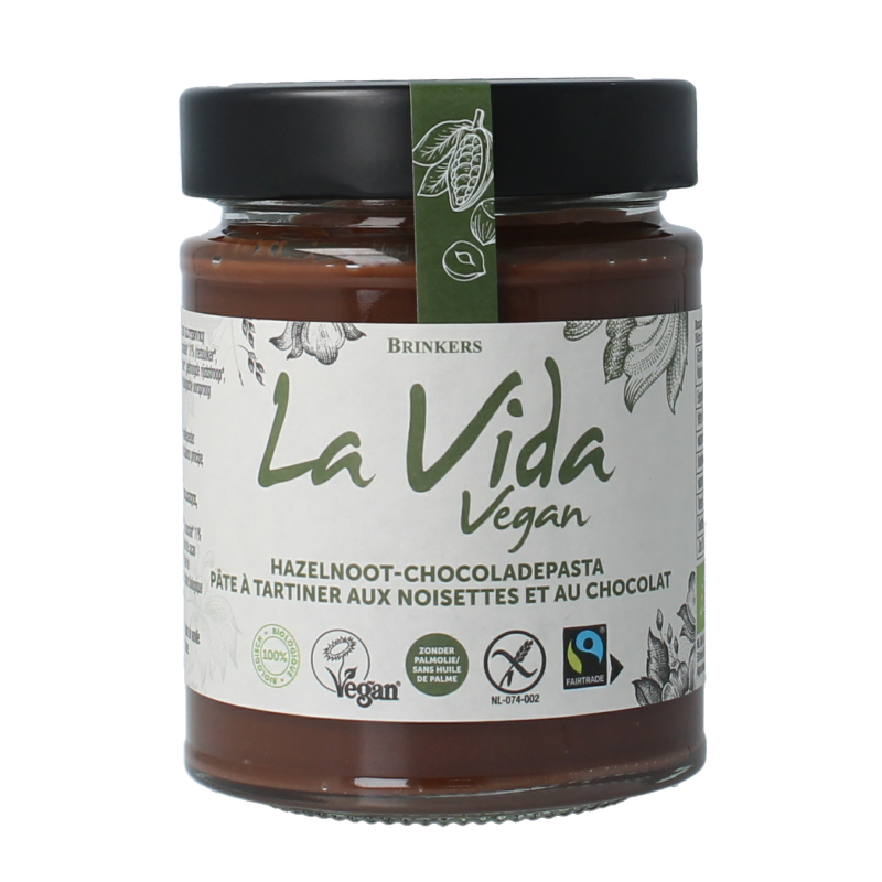 La Vida Hazelnootpasta bio 270 Gram