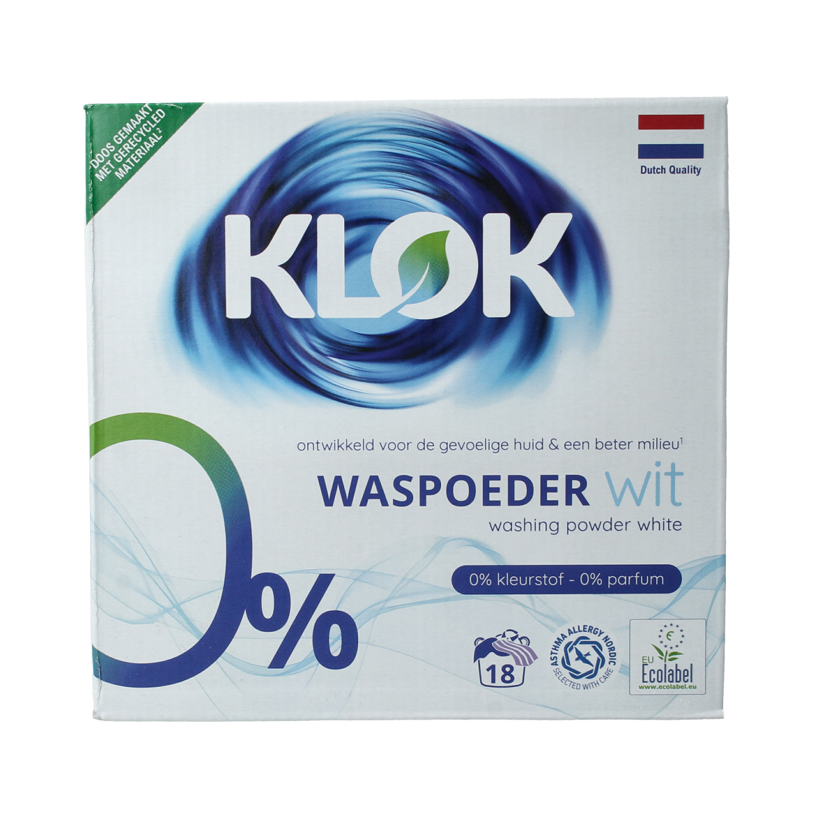 Klok Waspoeder wit 1170.00 Gram