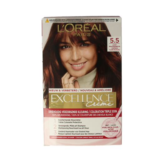 Excellence Excellence 5.5 licht mahoniebruin 1 Set