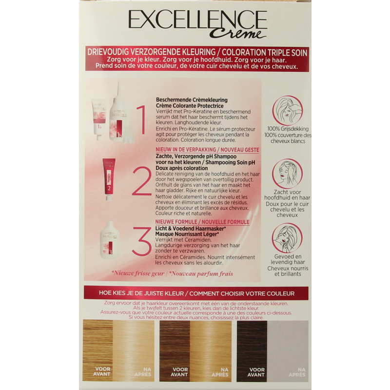 Excellence Excellence 10 Extra lichtblond 1 Set