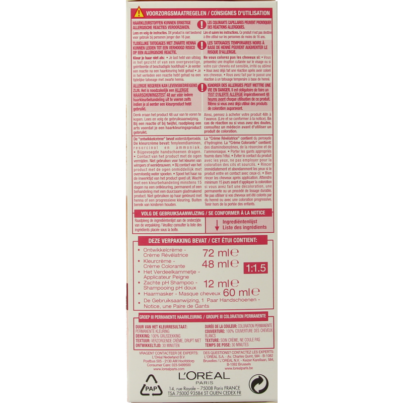 Excellence Excellence 10 Extra lichtblond 1 Set