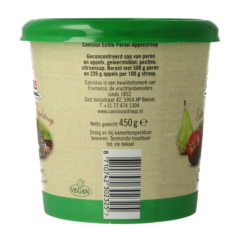 Canisius Peren appelstroop 450 Gram