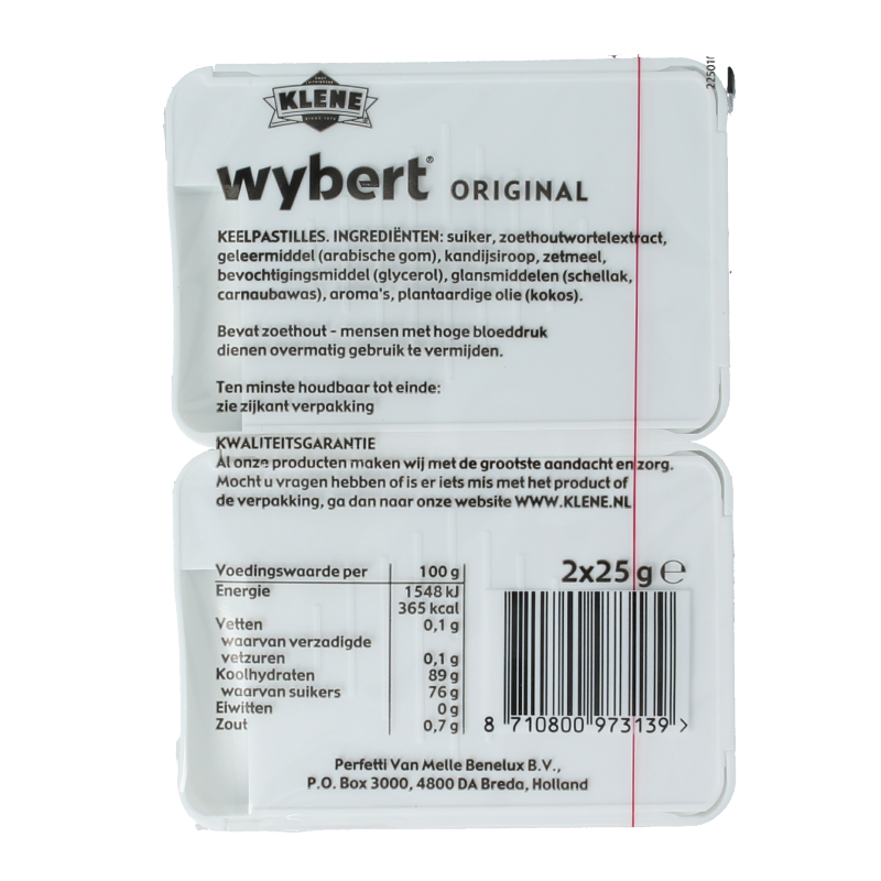 Wybert Original duo 2 x 25 gram 50 Gram
