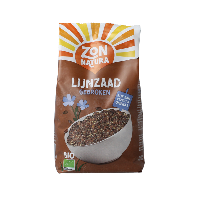 Zonnatura Lijnzaad gebroken bio 400 Gram