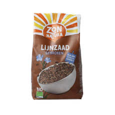 Zonnatura Lijnzaad gebroken bio 400.00 Gram