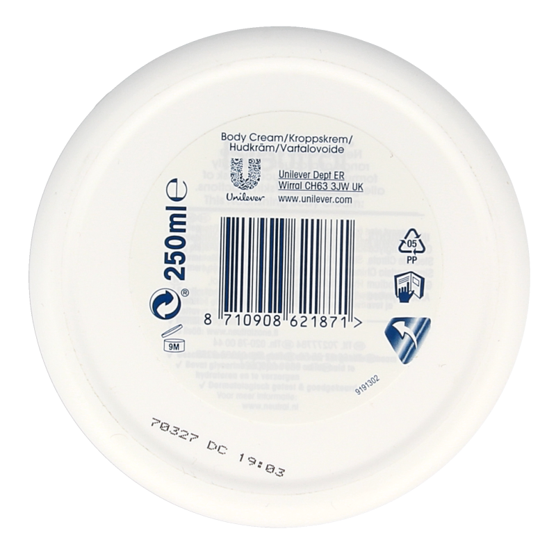 Neutral Body cream 250 Milliliter