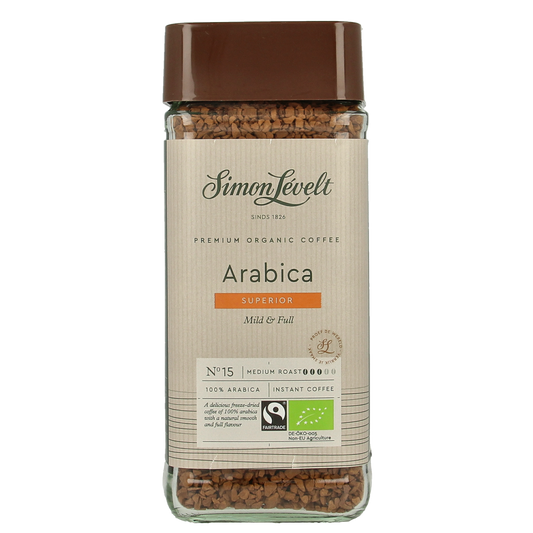 Simon Levelt Cafe organico Arabica instant bio 100.00 Gram