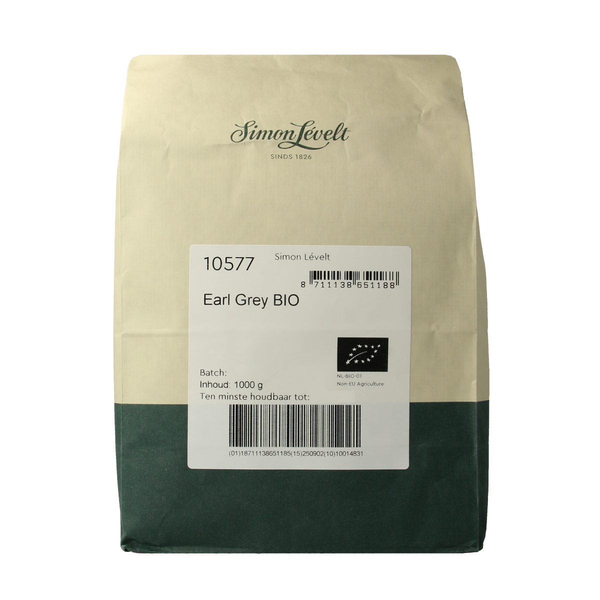 Simon Levelt Earl grey bio 1.00 Kilogram