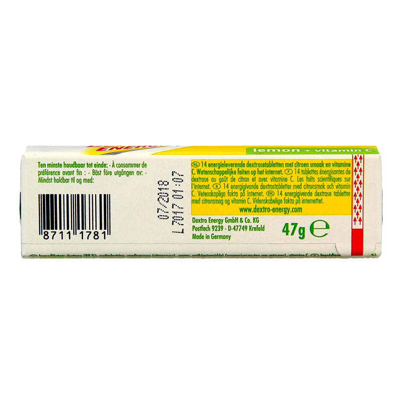 Dextro Citroen tablet met vitamine C 47 gram 1 Rol