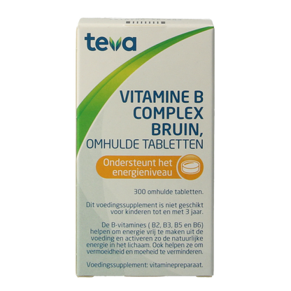 Teva Vitamine B complex bruin los 300.00 Tabletten