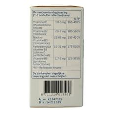 Teva Vitamine B complex bruin los 300 Tabletten