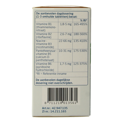 Teva Vitamine B complex bruin los 300.00 Tabletten