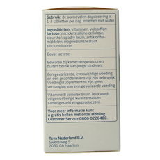 Teva Vitamine B complex bruin los 300 Tabletten