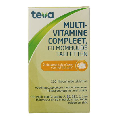 Teva Multivitamine compleet 100.00 Tabletten