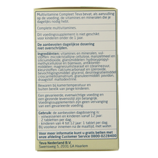 Teva Multivitamine compleet 100 Tabletten