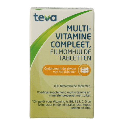 Teva Multivitamine compleet 100.00 Tabletten