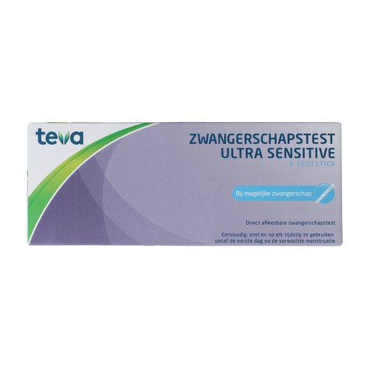 Teva Zwangerschapstest ultra sensitive 1.00 Stuks