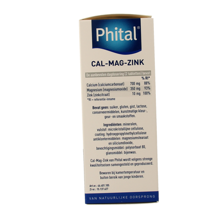 Phital Cal mag zink 60.00 Tabletten