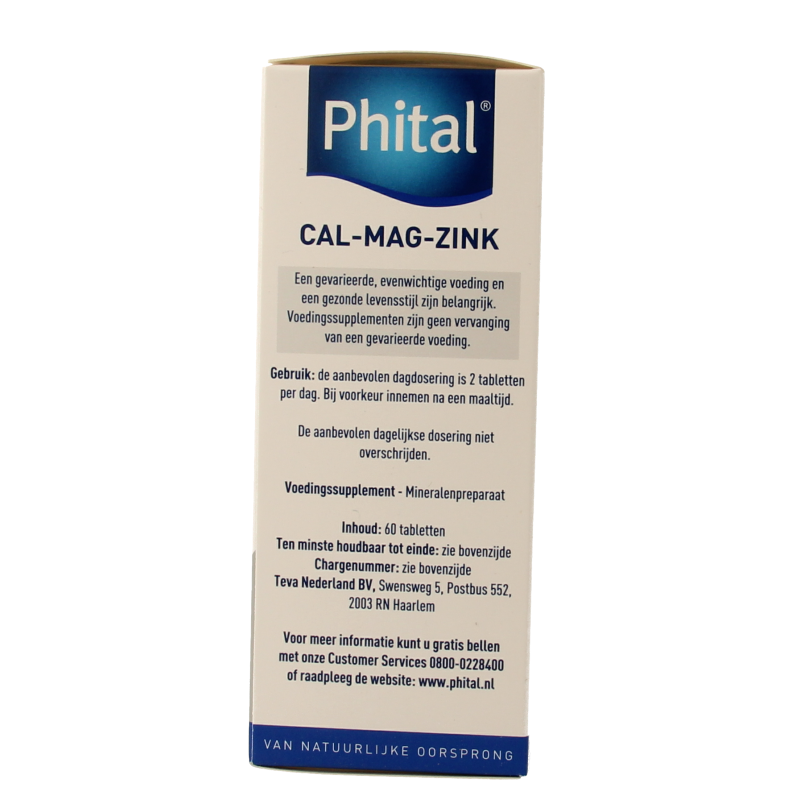 Phital Cal mag zink 60 Tabletten