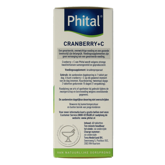 Phital Cranberry + C 60 Tabletten