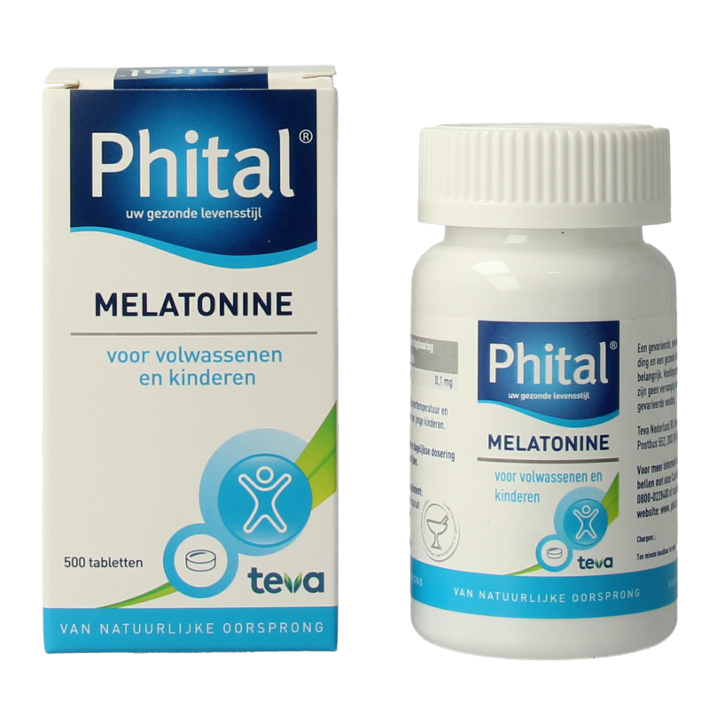 Phital Melatonine 0.1 mg 500 Tabletten