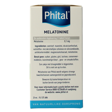 Phital Melatonine 0.1 mg 500 Tabletten