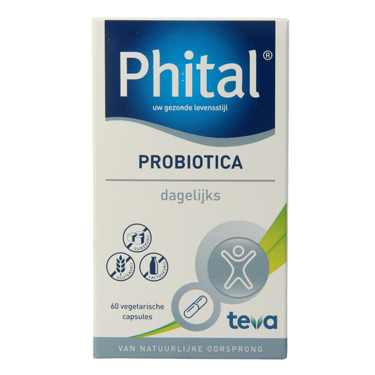 Phital Probiotica daily 60 Vegetarische capsules