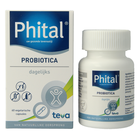 Phital Probiotica daily 60 Vegetarische capsules