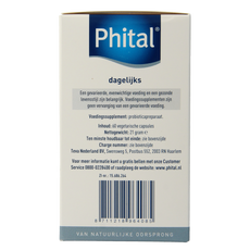 Phital Probiotica dagelijks 60.00 Vegetarische capsules