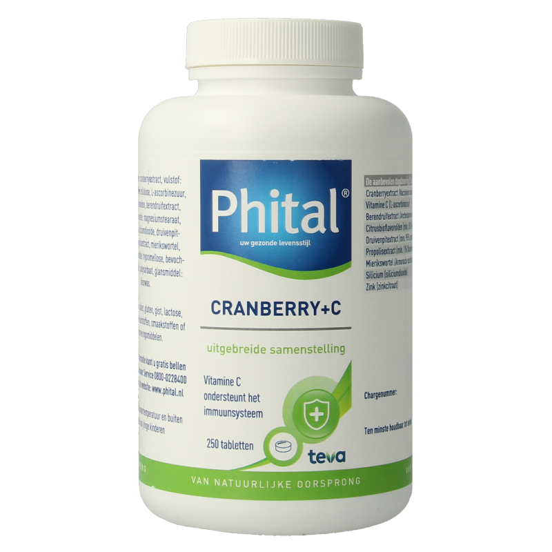 Phital Cranberry + C 250 Tabletten