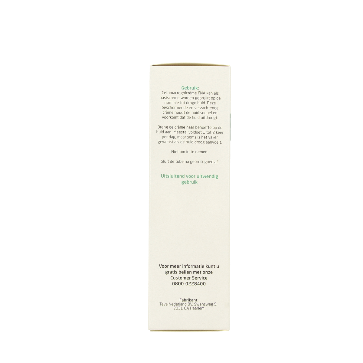 Teva Cetomacrogolcreme FNA 100.00 Gram
