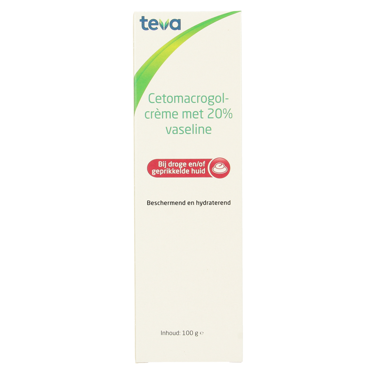 Teva Cetomacrogolcreme 20% vaseline 100.00 Gram