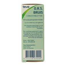 Teva ORS Bruis 6 Tabletten