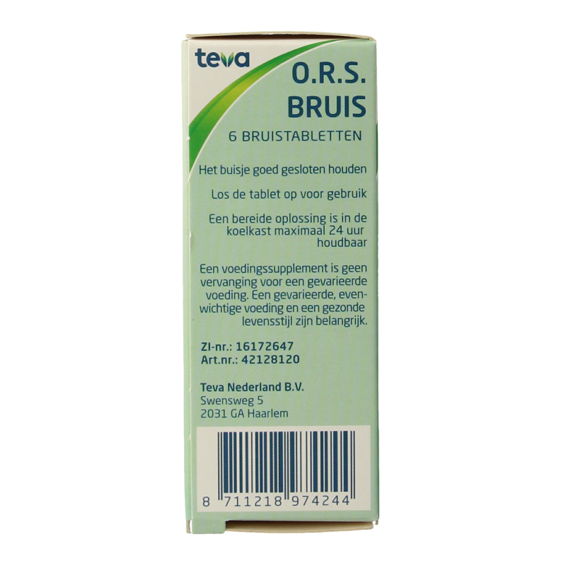 Teva ORS Bruis 6 Tabletten