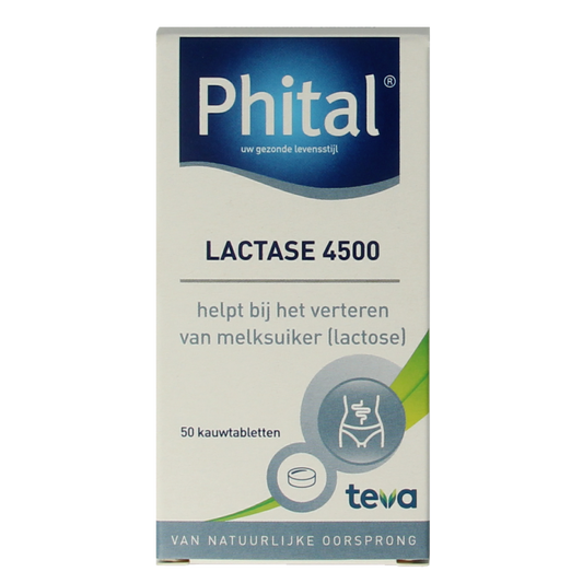 Phital Lactase 4500 50 Kauwtabletten