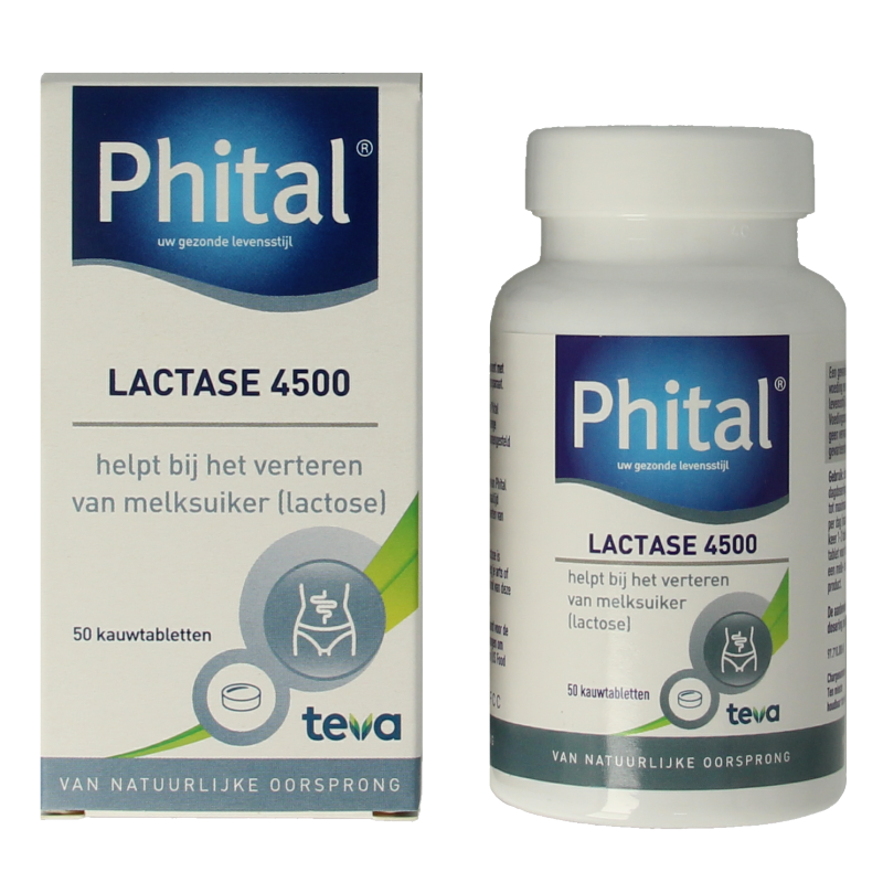 Phital Lactase 4500 50 Kauwtabletten