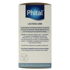 Phital Lactase 4500 50.00 Kauwtabletten