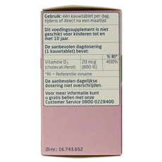 Teva Vitamine D 20 mcg 800IE 300 Tabletten