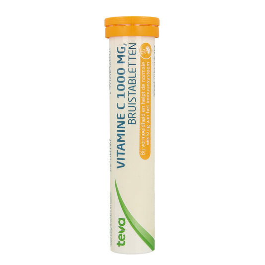Teva Vitamine C 1000mg bruistabletten 20.00 Tabletten