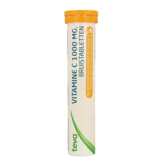 Teva Vitamine C 1000mg bruistabletten 20 Tabletten