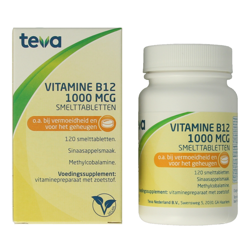 Teva Vitamine B12 1000mcg 120 Tabletten