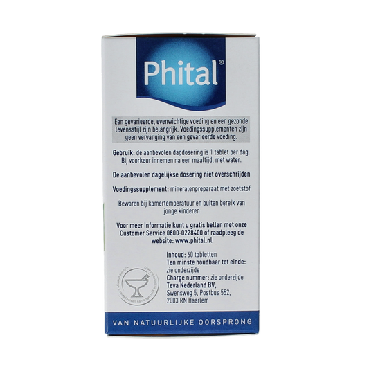 Phital Magnesium 200mg 60.00 Tabletten