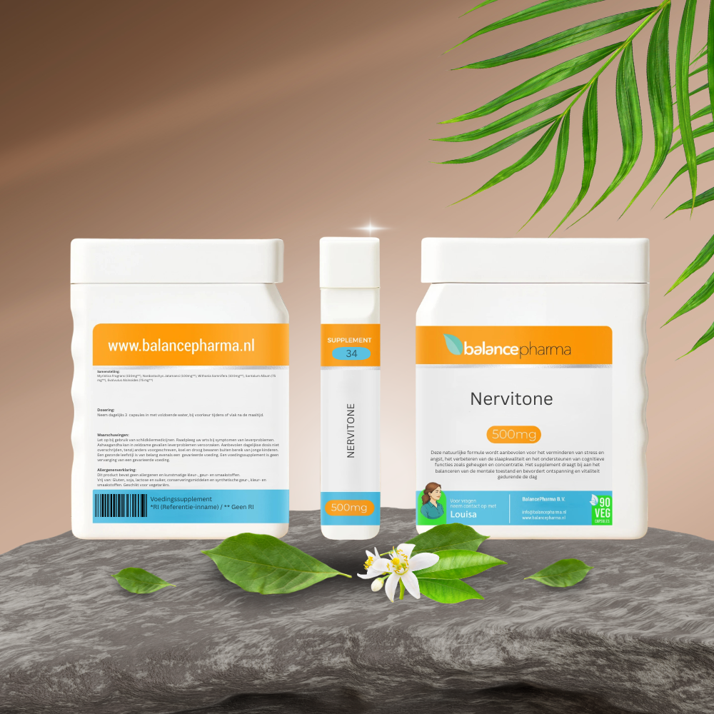 Balancepharma Supplements 34 Nervitone 90.00 Vegetarische capsules
